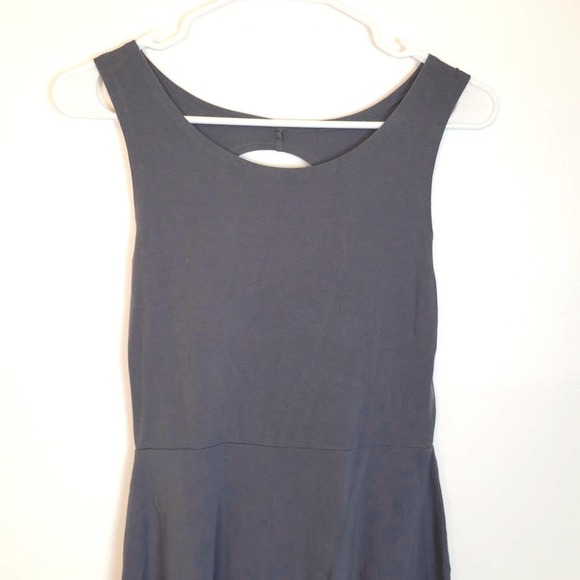 Ocean Drive Gray Juniors Fit n Flare Dress size M - Picture 2 of 8